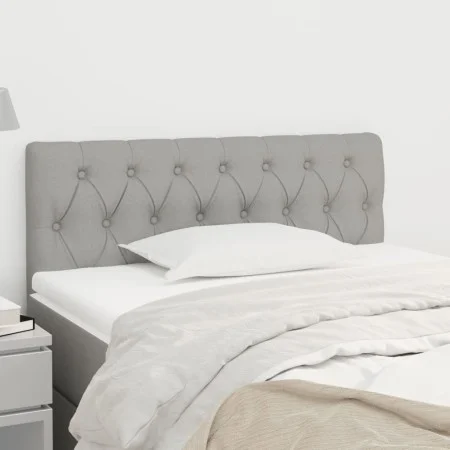 Light gray fabric headboard 90x7x78/88 cm by vidaXL, Headboards and footboards - Ref: Foro24-346312, Price: 46,15 €, Discount: %