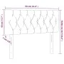 Light gray fabric headboard 90x7x78/88 cm by vidaXL, Headboards and footboards - Ref: Foro24-346312, Price: 46,15 €, Discount: %