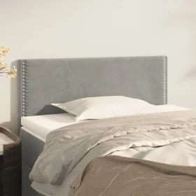 Light gray velvet headboard 100x5x78/88 cm by vidaXL, Headboards and footboards - Ref: Foro24-345918, Price: 27,48 €, Discoun...