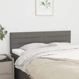 Headboards 2 units dark gray fabric 72x5x78/88 cm by vidaXL, Headboards and footboards - Ref: Foro24-346145, Price: 51,50 €, ...