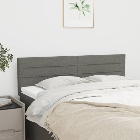 Kopfteile 2 Einheiten dunkelgrauer Stoff 72x5x78/88 cm von vidaXL, Kopf- und Fußteile - Ref: Foro24-346145, Preis: 52,53 €, R...