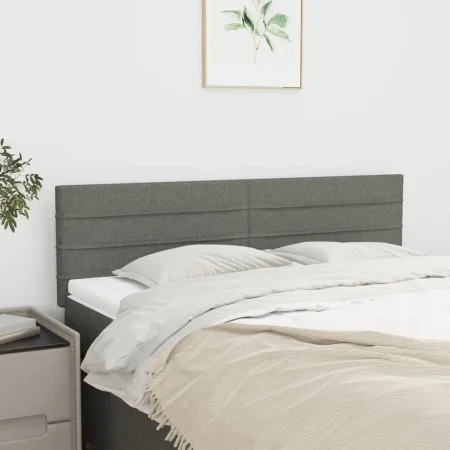 Kopfteile 2 Einheiten dunkelgrauer Stoff 72x5x78/88 cm von vidaXL, Kopf- und Fußteile - Ref: Foro24-346145, Preis: 51,50 €, R...