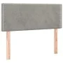 Hellgraues Samtkopfteil 100x5x78/88 cm von vidaXL, Kopf- und Fußteile - Ref: Foro24-345918, Preis: 27,53 €, Rabatt: %