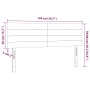 Kopfteile 2 Einheiten dunkelgrauer Stoff 72x5x78/88 cm von vidaXL, Kopf- und Fußteile - Ref: Foro24-346145, Preis: 52,53 €, R...