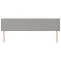 Headboards 2 units of light gray fabric 100x5x78/88 cm by vidaXL, Headboards and footboards - Ref: Foro24-345844, Price: 59,0...