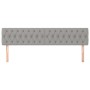 Kopfteile 2 Einheiten aus hellgrauem Stoff 100x7x78/88 cm von vidaXL, Kopf- und Fußteile - Ref: Foro24-346382, Preis: 61,76 €...