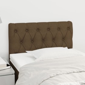 Cabecero de tela marrón oscuro 80x7x78/88 cm de vidaXL, Cabeceros y pies de cama - Ref: Foro24-346301, Precio: 40,49 €, Descu...