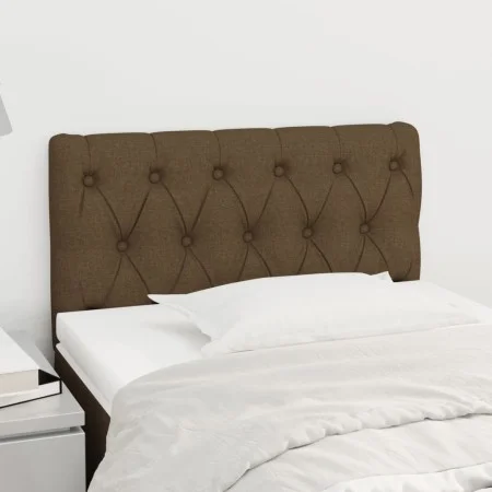 Kopfteil aus dunkelbraunem Stoff, 80x7x78/88 cm von vidaXL, Kopf- und Fußteile - Ref: Foro24-346301, Preis: 39,94 €, Rabatt: %