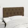 Kopfteil aus dunkelbraunem Stoff, 80x7x78/88 cm von vidaXL, Kopf- und Fußteile - Ref: Foro24-346301, Preis: 40,49 €, Rabatt: %