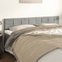 Kopfteile 2 Einheiten aus hellgrauem Samt 100x5x78/88 cm von vidaXL, Kopf- und Fußteile - Ref: Foro24-346096, Preis: 55,24 €,...