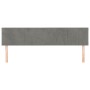 Kopfteile 2 Einheiten aus hellgrauem Samt 100x5x78/88 cm von vidaXL, Kopf- und Fußteile - Ref: Foro24-346096, Preis: 55,24 €,...