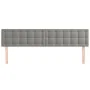 Kopfteile 2 Einheiten aus hellgrauem Samt 90x5x78/88 cm von vidaXL, Kopf- und Fußteile - Ref: Foro24-346510, Preis: 59,28 €, ...