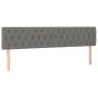 Headboards 2 units of dark gray fabric 90x7x78/88 cm by vidaXL, Headboards and footboards - Ref: Foro24-346369, Price: 71,81 ...