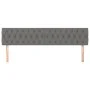 Headboards 2 units of dark gray fabric 90x7x78/88 cm by vidaXL, Headboards and footboards - Ref: Foro24-346369, Price: 71,81 ...