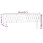 Headboards 2 units of dark gray fabric 90x7x78/88 cm by vidaXL, Headboards and footboards - Ref: Foro24-346369, Price: 71,81 ...