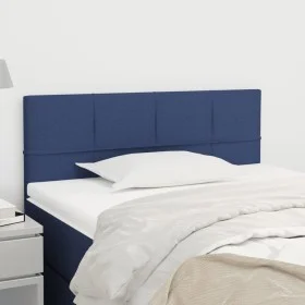 Blue fabric headboard 100x5x78/88 cm by vidaXL, Headboards and footboards - Ref: Foro24-346038, Price: 40,87 €, Discount: %