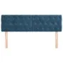 Cabeceros 2 unidades terciopelo azul oscuro 72x7x78/88 cm de vidaXL, Cabeceros y pies de cama - Ref: Foro24-346352, Precio: 6...
