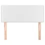 Kopfteil aus weißem Kunstleder, 90 x 5 x 78/88 cm von vidaXL, Kopf- und Fußteile - Ref: Foro24-345893, Preis: 42,73 €, Rabatt: %