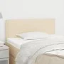 Kopfteil aus cremefarbenem Stoff, 90 x 5 x 78/88 cm von vidaXL, Kopf- und Fußteile - Ref: Foro24-345889, Preis: 39,64 €, Raba...