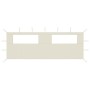 Gazebo side wall with cream windows 6x2 m by vidaXL, Accessories for pavilions and gazebos - Ref: Foro24-3070413, Price: 27,1...