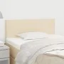 Kopfteil aus cremefarbenem Stoff, 100 x 5 x 78/88 cm von vidaXL, Kopf- und Fußteile - Ref: Foro24-345769, Preis: 36,37 €, Rab...