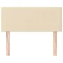 Cabecero de tela color crema 100x5x78/88 cm de vidaXL, Cabeceros y pies de cama - Ref: Foro24-345769, Precio: 36,37 €, Descue...