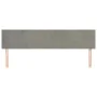 Cabeceros 2 unidades de terciopelo gris claro 90x5x78/88 cm de vidaXL, Cabeceros y pies de cama - Ref: Foro24-345838, Precio:...