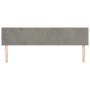 Headboards 2 units of light gray velvet 90x5x78/88 cm by vidaXL, Headboards and footboards - Ref: Foro24-345838, Price: 55,68...
