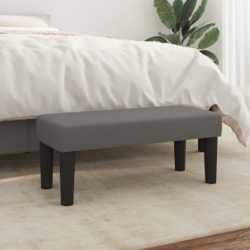 Gray synthetic leather bench 70x30x30 cm by vidaXL, Banks - Ref: Foro24-346636, Price: 36,59 €, Discount: %