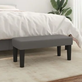 Gray synthetic leather bench 70x30x30 cm by vidaXL, Banks - Ref: Foro24-346636, Price: 33,26 €, Discount: %