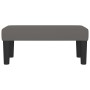 Banco de cuero sintético gris 70x30x30 cm de vidaXL, Bancos - Ref: Foro24-346636, Precio: 36,43 €, Descuento: %