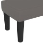 Banco de cuero sintético gris 70x30x30 cm de vidaXL, Bancos - Ref: Foro24-346636, Precio: 36,43 €, Descuento: %