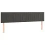 Headboards 2 units of dark gray velvet 80x5x78/88 cm by vidaXL, Headboards and footboards - Ref: Foro24-346265, Price: 58,96 ...
