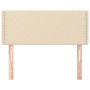 Cabecero de tela color crema 80x5x78/88 cm de vidaXL, Cabeceros y pies de cama - Ref: Foro24-345869, Precio: 28,75 €