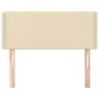 Kopfteil aus cremefarbenem Stoff, 80 x 5 x 78/88 cm von vidaXL, Kopf- und Fußteile - Ref: Foro24-345869, Preis: 28,44 €, Raba...