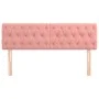 Cabeceros 2 unidades de terciopelo rosa 72x7x78/88 cm de vidaXL, Cabeceros y pies de cama - Ref: Foro24-346353, Precio: 85,39...