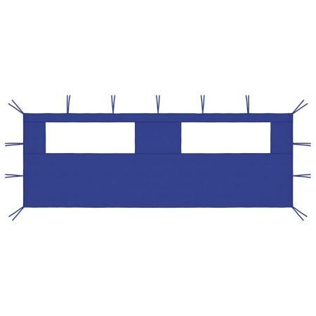 Seitenwand des Pavillons mit blauen Fenstern 6x2 m von vidaXL, Zubehör für Pavillons und Pavillons - Ref: Foro24-3070414, Pre...