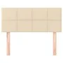 Kopfteil aus cremefarbenem Stoff, 100 x 5 x 78/88 cm von vidaXL, Kopf- und Fußteile - Ref: Foro24-346037, Preis: 40,62 €, Rab...