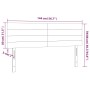 Kopfteile 2 Einheiten dunkelgrauer Samt 72x5x78/88 cm von vidaXL, Kopf- und Fußteile - Ref: Foro24-346153, Preis: 52,25 €, Ra...