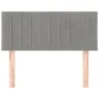 Hellgraues Samtkopfteil 90x5x78/88 cm von vidaXL, Kopf- und Fußteile - Ref: Foro24-346222, Preis: 43,75 €, Rabatt: %