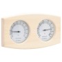 Hygrothermograph und Sanduhr für die Sauna 2 in 1 aus Kiefernholz von vidaXL, Saunazubehör - Ref: Foro24-51686, Preis: 32,61 ...