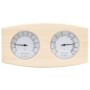Hygrothermograph und Sanduhr für die Sauna 2 in 1 aus Kiefernholz von vidaXL, Saunazubehör - Ref: Foro24-51686, Preis: 32,61 ...
