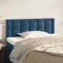 Dunkelblaues Samtkopfteil 90x5x78/88 cm von vidaXL, Kopf- und Fußteile - Ref: Foro24-346434, Preis: 44,61 €, Rabatt: %