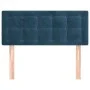 Cabecero de terciopelo azul oscuro 90x5x78/88 cm de vidaXL, Cabeceros y pies de cama - Ref: Foro24-346434, Precio: 40,35 €, D...