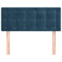 Dunkelblaues Samtkopfteil 90x5x78/88 cm von vidaXL, Kopf- und Fußteile - Ref: Foro24-346434, Preis: 44,61 €, Rabatt: %