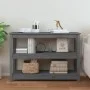 Gray solid pine wood console table 110x40x74 cm by vidaXL, Side tables - Ref: Foro24-821666, Price: 108,31 €, Discount: %