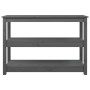 Gray solid pine wood console table 110x40x74 cm by vidaXL, Side tables - Ref: Foro24-821666, Price: 109,72 €, Discount: %