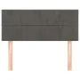 Dunkelgraues Samtkopfteil 100x5x78/88 cm von vidaXL, Kopf- und Fußteile - Ref: Foro24-346041, Preis: 45,92 €, Rabatt: %