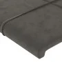 Dunkelgraues Samtkopfteil 100x5x78/88 cm von vidaXL, Kopf- und Fußteile - Ref: Foro24-346041, Preis: 45,92 €, Rabatt: %