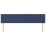 Cabeceros 2 unidades de tela azul 90x5x78/88 cm de vidaXL, Cabeceros y pies de cama - Ref: Foro24-346502, Precio: 64,61 €, De...